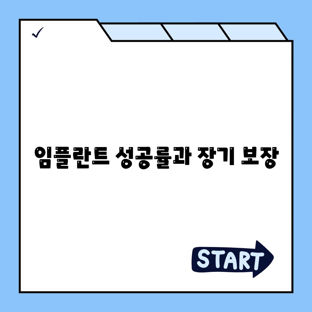 임플란트 성공률과 장기 보장