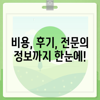 대전 모발이식 잘하는 곳 추천 | 비용, 후기, 전문의 정보