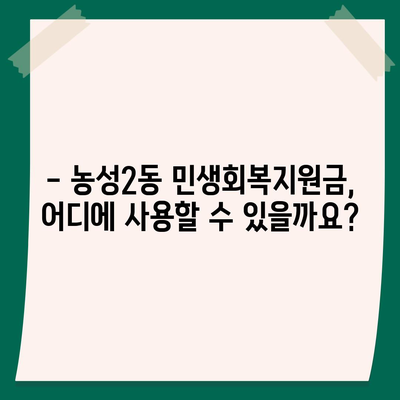 광주시 서구 농성2동 민생회복지원금 | 신청 | 신청방법 | 대상 | 지급일 | 사용처 | 전국민 | 이재명 | 2024