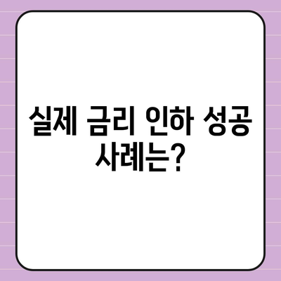 대출 금리 인하요구권, 성공적인 행사를 위한 완벽 가이드 | 금리 인하, 요구 절차, 성공 사례, 주의 사항