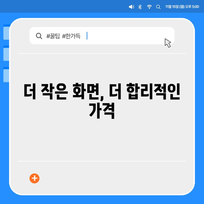 아이폰16 Mini 가격이 저렴한 이유