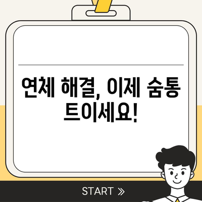 대출 연체 완납, 이제 걱정하지 마세요! | 연체 해결, 상환 방법, 신용 관리 팁