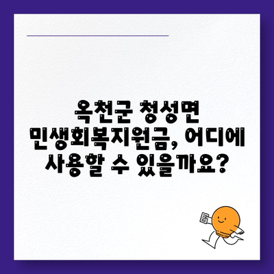 충청북도 옥천군 청성면 민생회복지원금 | 신청 | 신청방법 | 대상 | 지급일 | 사용처 | 전국민 | 이재명 | 2024