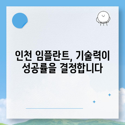 인천 임플란트,비용보다 더 중요한 것은 기술