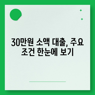 비대면 무직 당일 30만원 대출 가능할까요? | 쉬운 신청, 빠른 승인, 주요 조건 정리