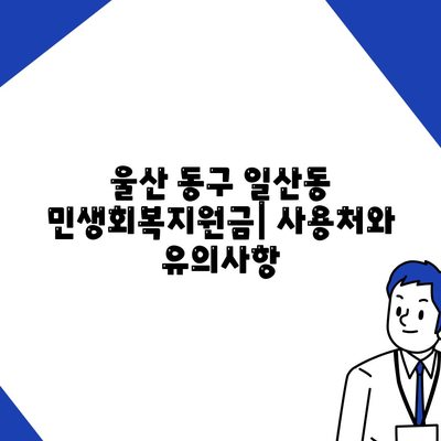 울산시 동구 일산동 민생회복지원금 | 신청 | 신청방법 | 대상 | 지급일 | 사용처 | 전국민 | 이재명 | 2024