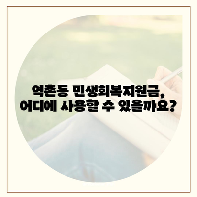 서울시 은평구 역촌동 민생회복지원금 | 신청 | 신청방법 | 대상 | 지급일 | 사용처 | 전국민 | 이재명 | 2024