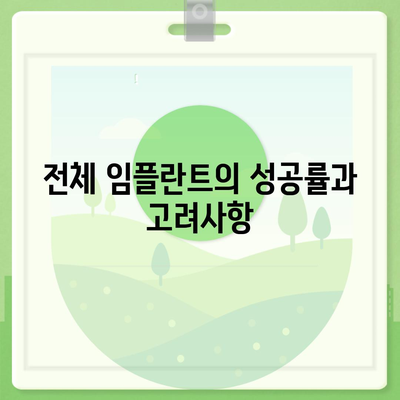 전체 임플란트에 대한 심층 가이드