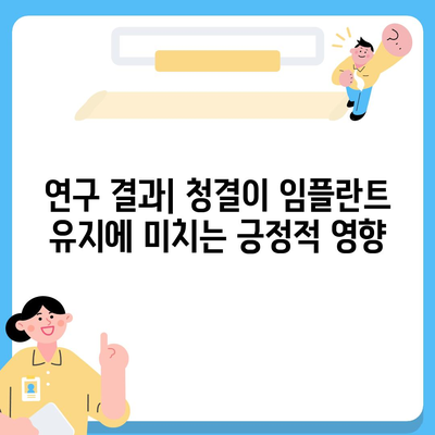 양호한 구강 위생이 임플란트 상부 구조 수명에 미치는 영향