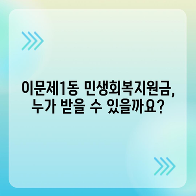 서울시 동대문구 이문제1동 민생회복지원금 | 신청 | 신청방법 | 대상 | 지급일 | 사용처 | 전국민 | 이재명 | 2024