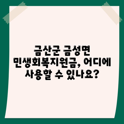 충청남도 금산군 금성면 민생회복지원금 | 신청 | 신청방법 | 대상 | 지급일 | 사용처 | 전국민 | 이재명 | 2024