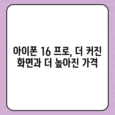 아이폰 16 한국 1차 출시국 확정! 프로 모델의 가격과 크기 확대