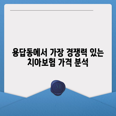 서울시 성동구 용답동 치아보험 가격 | 치과보험 | 추천 | 비교 | 에이스 | 라이나 | 가입조건 | 2024