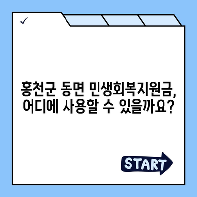 강원도 홍천군 동면 민생회복지원금 | 신청 | 신청방법 | 대상 | 지급일 | 사용처 | 전국민 | 이재명 | 2024