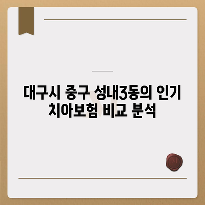 대구시 중구 성내3동 치아보험 가격 | 치과보험 | 추천 | 비교 | 에이스 | 라이나 | 가입조건 | 2024