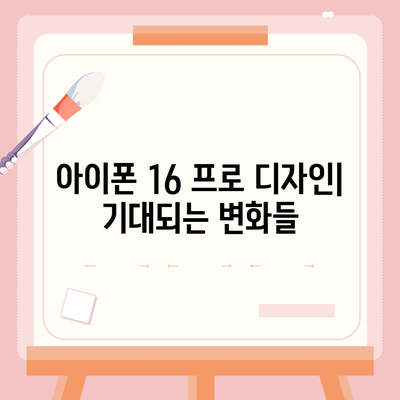 아이폰 16 프로 디자인 출시일 | 실물은 어떻게 달라질까?