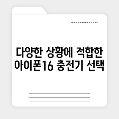 아이폰16 휴대용 충전기 | 휴대성의 정의