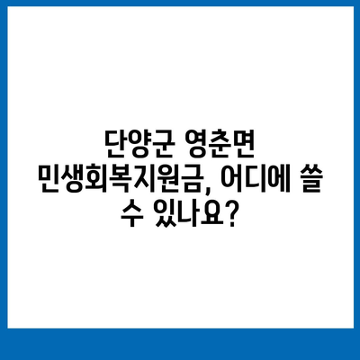 충청북도 단양군 영춘면 민생회복지원금 | 신청 | 신청방법 | 대상 | 지급일 | 사용처 | 전국민 | 이재명 | 2024