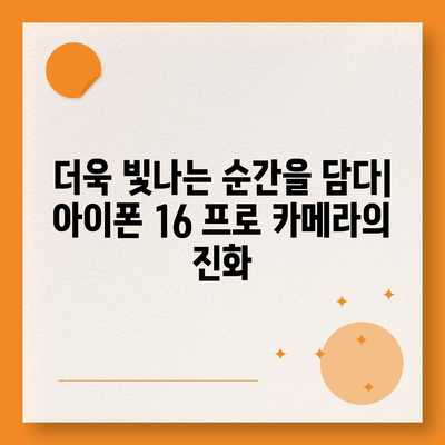 아이폰 16 프로 카메라 업그레이드 | 기대하는 이유는?