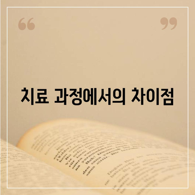 임플란트 치료 비교,차이의 파악