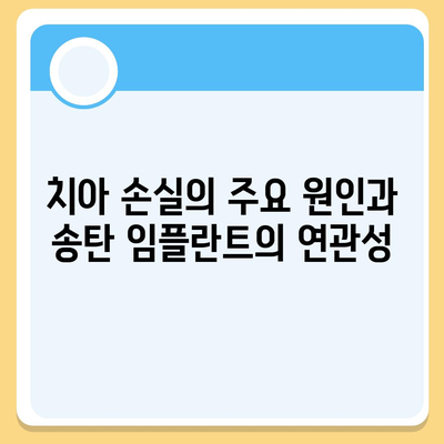 송탄 임플란트의 원인별 차이점