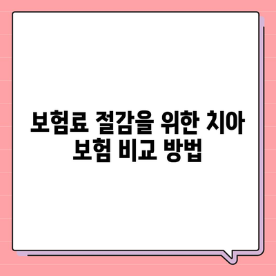 합리적인 가격으로 치아 보험 가입하기