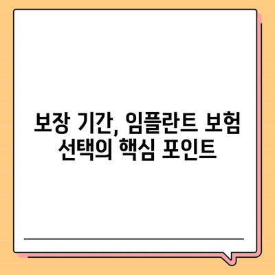 임플란트 치과 보험,보장 기간 확인하기