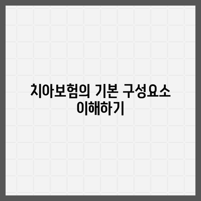 치아보험 핵심 내용과 면책기간 확인하기