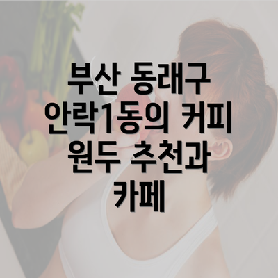 부산 동래구 안락1동의 커피 원두 추천과 카페