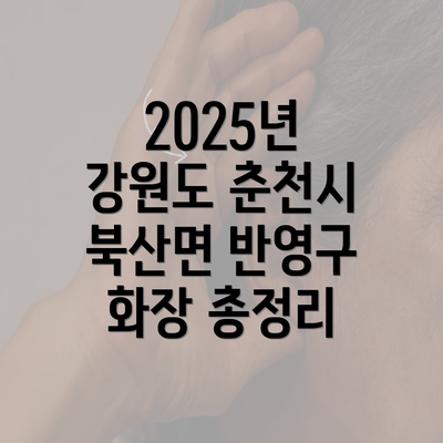2025년 강원도 춘천시 북산면 반영구 화장 총정리