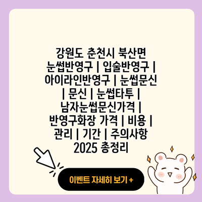 강원도 춘천시 북산면 눈썹반영구 입술반영구 아이라인반영구 눈썹문신 문신 눈썹타투 남자눈썹문신가격 반영구화장 가격 비용 관리 기간 주의사항 2025 총정리 resized
