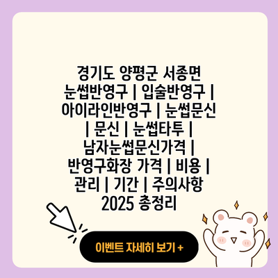 경기도 양평군 서종면 눈썹반영구 입술반영구 아이라인반영구 눈썹문신 문신 눈썹타투 남자눈썹문신가격 반영구화장 가격 비용 관리 기간 주의사항 2025 총정리 resized