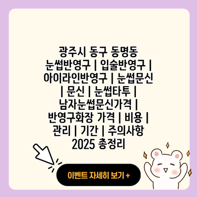 광주시 동구 동명동 눈썹반영구 입술반영구 아이라인반영구 눈썹문신 문신 눈썹타투 남자눈썹문신가격 반영구화장 가격 비용 관리 기간 주의사항 2025 총정리 resized