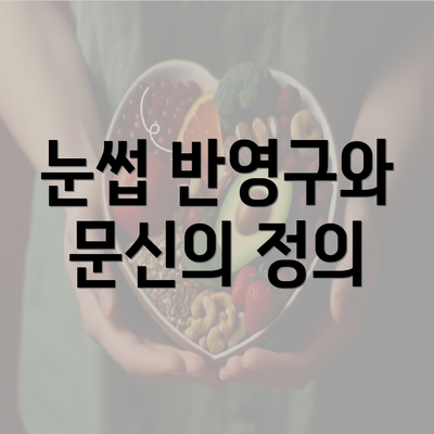 눈썹 반영구와 문신의 정의