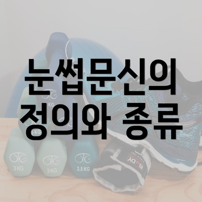 눈썹문신의 정의와 종류