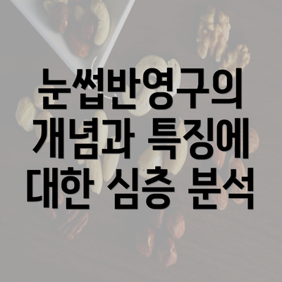 눈썹반영구의 개념과 특징에 대한 심층 분석