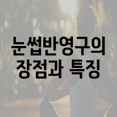 눈썹반영구의 장점과 특징