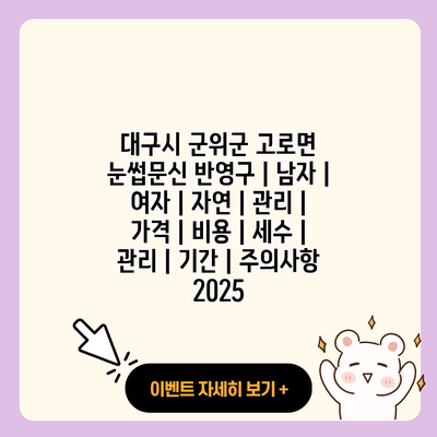 대구시 군위군 고로면 눈썹문신 반영구 남자 여자 자연 관리 가격 비용 세수 관리 기간 주의사항 2025 resized