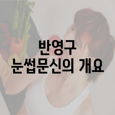 반영구 눈썹문신의 개요