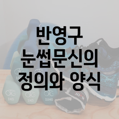 반영구 눈썹문신의 정의와 양식