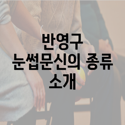 반영구 눈썹문신의 종류 소개