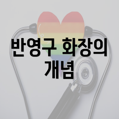 반영구 화장의 개념