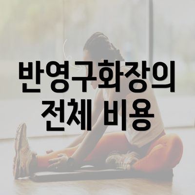 반영구화장의 전체 비용