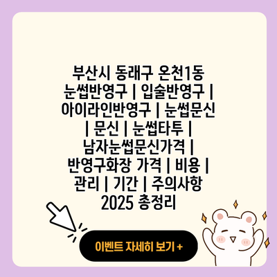 부산시 동래구 온천1동 눈썹반영구 입술반영구 아이라인반영구 눈썹문신 문신 눈썹타투 남자눈썹문신가격 반영구화장 가격 비용 관리 기간 주의사항 2025 총정리 resized