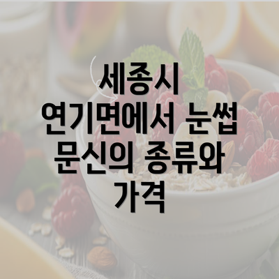세종시 연기면에서 눈썹 문신의 종류와 가격