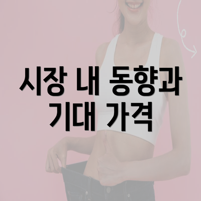 시장 내 동향과 기대 가격