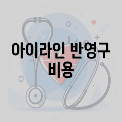 아이라인 반영구 비용