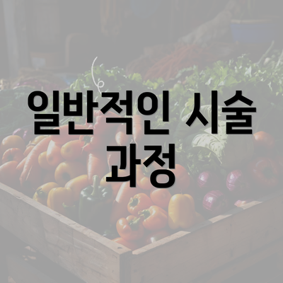 일반적인 시술 과정