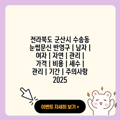 전라북도 군산시 수송동 눈썹문신 반영구 남자 여자 자연 관리 가격 비용 세수 관리 기간 주의사항 2025 resized