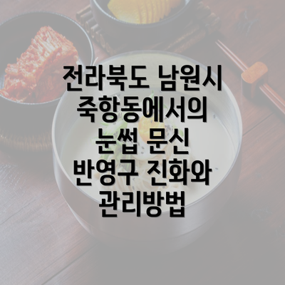 전라북도 남원시 죽항동에서의 눈썹 문신 반영구 진화와 관리방법